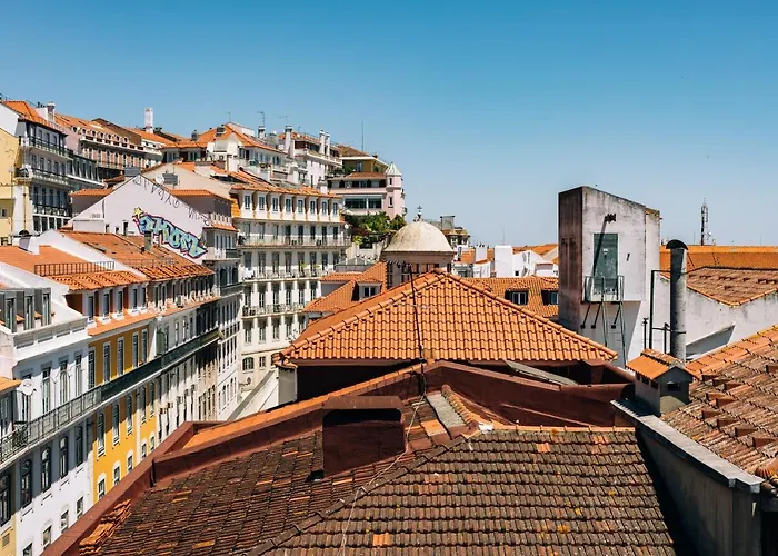The House On The Pink Street In Lisboa
